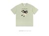 Trendy Oversized Cartoon Lamb Print Unisex T-Shirt - Round Neck, Short Sleeve