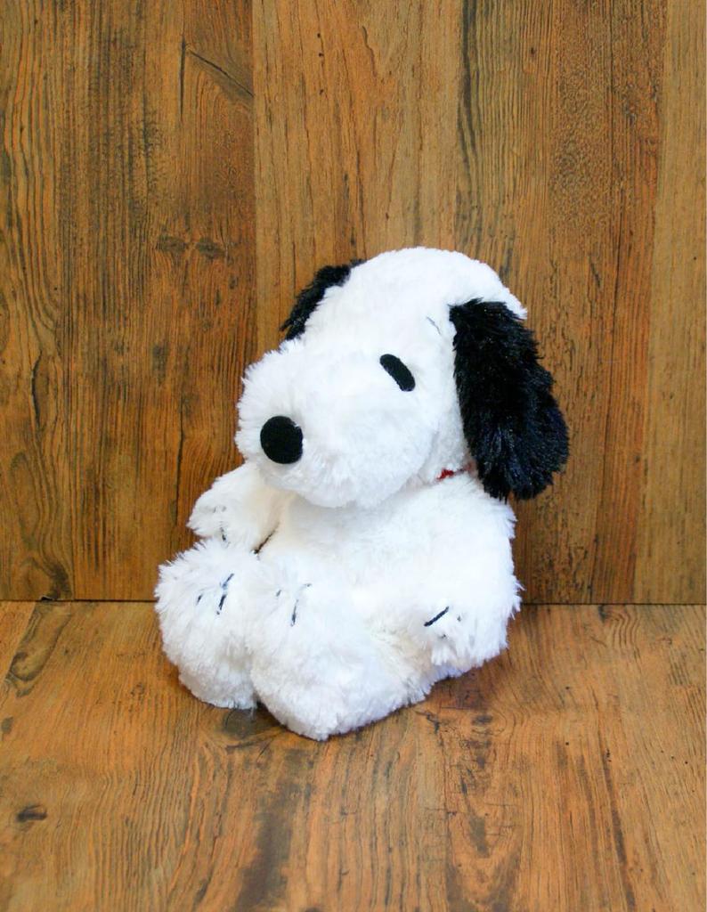 Nakajima Corporation PEANUTS SNOOPY Hug Hug Plyšová hračka, Malá, Snoopy, Černá, 077424-15