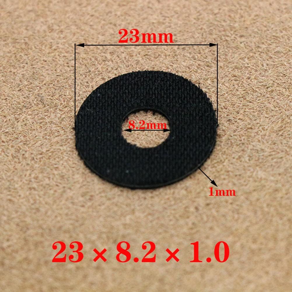Rondella di trascinamento in fibra di carbonio prodotta con precisione per mulinello da baitcasting a tamburo, spessore 1 mm