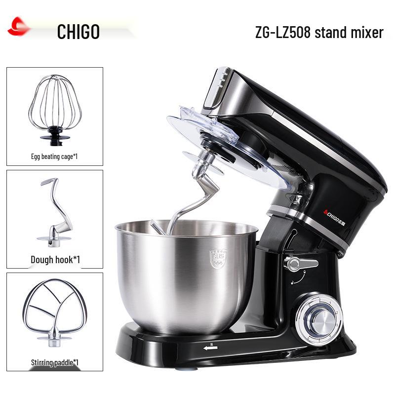 Chigo Multifunktionale Küchenmaschine: Automatischer Teigkneter, Gewerbemixer, Milchmixer und Eierschläger