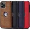 Unique Design Luxury Leather Business Phone Case for iPhone 11 Pro Max Anti-Slip Scratch Resistant Ultra Slim Protective Case (2019,6.5”) (Brown)