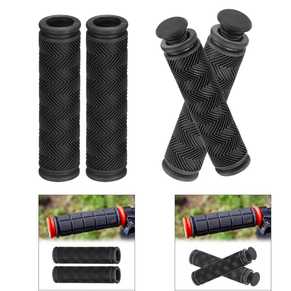 2 Stück Fahrradlenkergriffe Fahrradgriffe Schutz Ersatz Hohe Griffe für Outdoor Fahrradzubehör