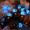 Glow In the Dark Mini Ghost Figures with Box,Nightlight Ghost Model