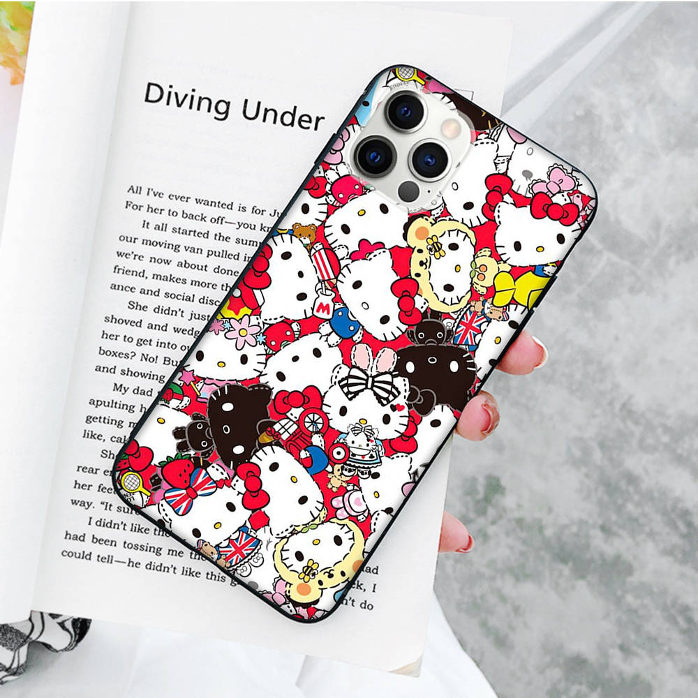 

Чехол JZ19 Hello KittyBlack Sofe для Xiaomi Poco X6 X4 M5 M6 F5 F6 C65 C55 C50 C51 C40 Pro Redmi 14C A3X 13C 12C 11T 10A 9C Note 7 6 8A Plus Xiaomi Poco X3 Pro серый