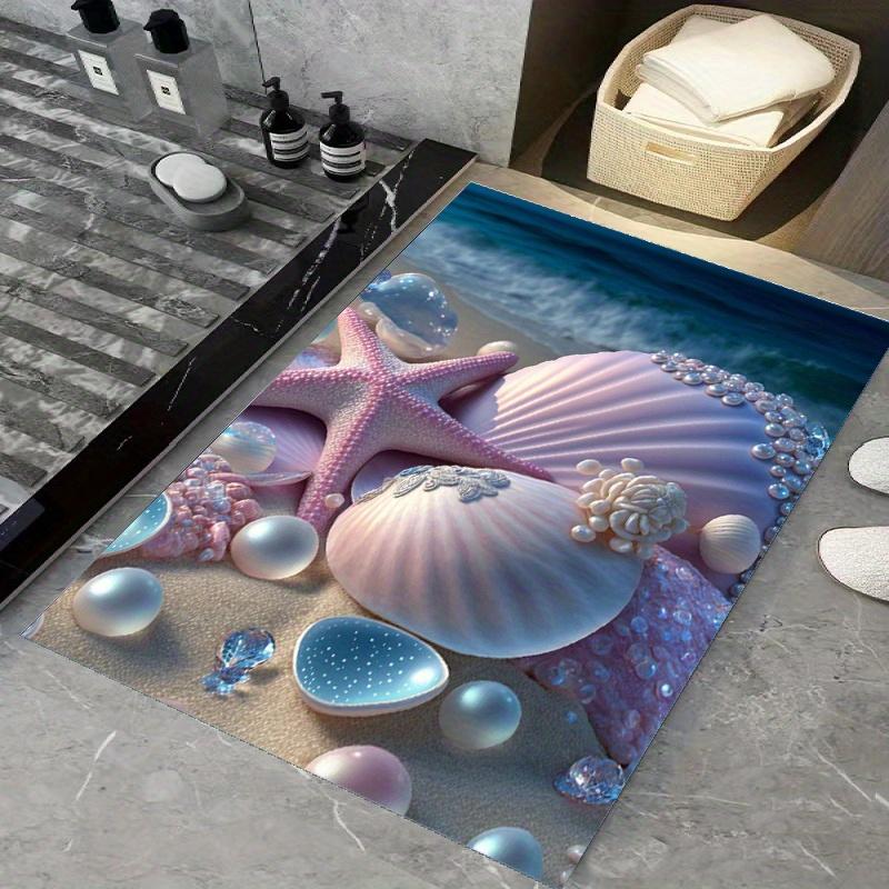 Colorful Cobblestone Bath Super Absorbent Shower Doormats Diatom Non Slip Entrance Rugs Diatom Mud Carpet for Home Bedroom Decor