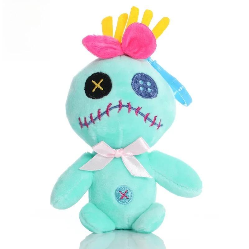 1522Cm Scrump Plush Toys Pendant Cartoon Lilo And Stitch Plush Toys Soft Stuffed Kawaii Green Doll Xmas Gift For Boys