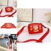 Adorable Mini Red New Year Kids Coin Purse For Both Boys And Girls With Cute Animal Design