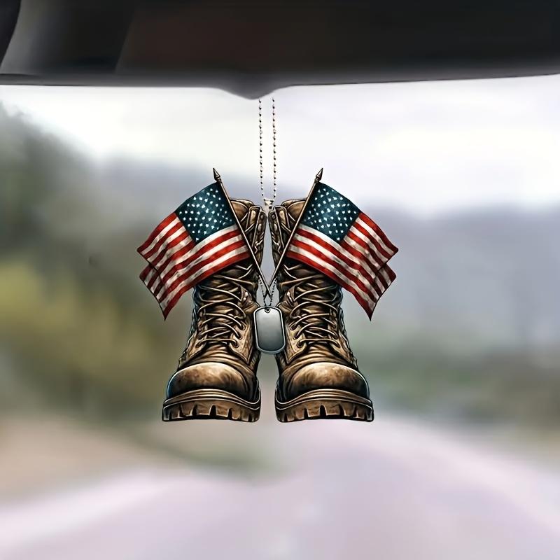 2/3pcs Acrylic Cartoon Animal Panda 2d Chain Pendant Schoolbag Accessory Key Chain Rearview Mirror Pendant Home Decoration Gift