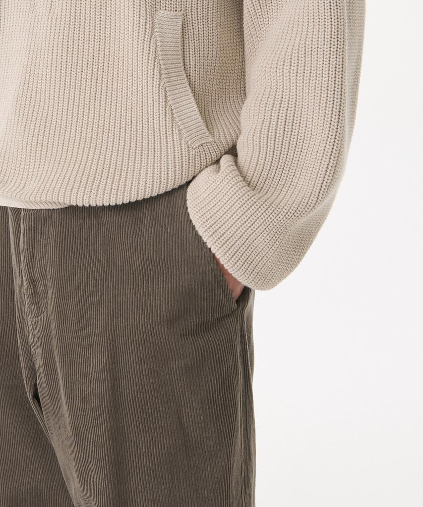 MUSINSA STANDARD Corduroy Parachute Pants [Taupe]