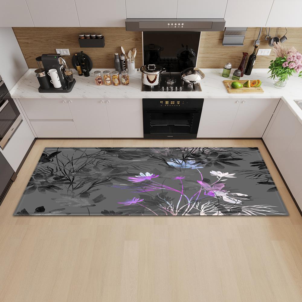 

Коридор Ванна кімната Нековзна підлога Сучасний декор Вітальня Візерунок Килимок Вхідні двері Килимок Кухонний килимок Килимок для спальні 50x80cm