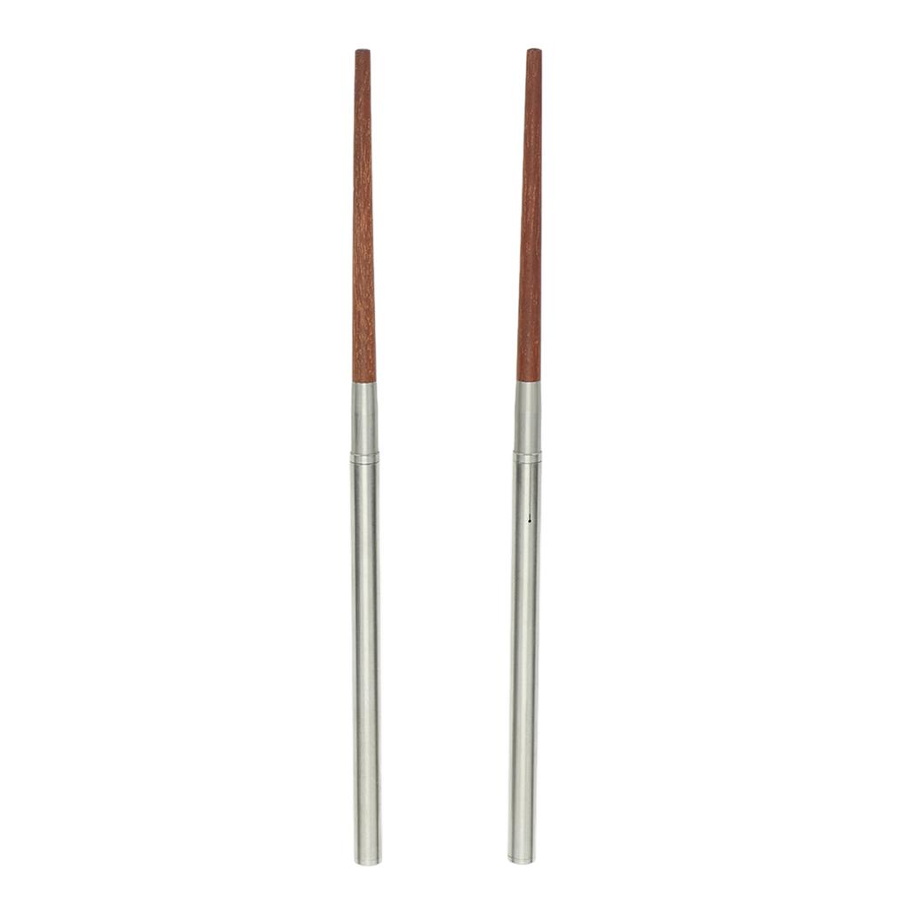 Foldable Wood Chopsticks Portable Detachable Wooden Flatware Chopsticks for Outdoor Camping