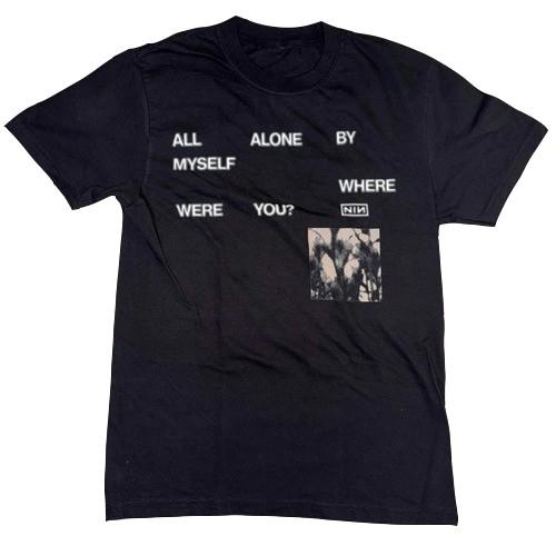 Nine Inch Nails Peel It Back Tour 2026 Somewhat Damaged Lyric T-Shirt Reprint S разноцветный
