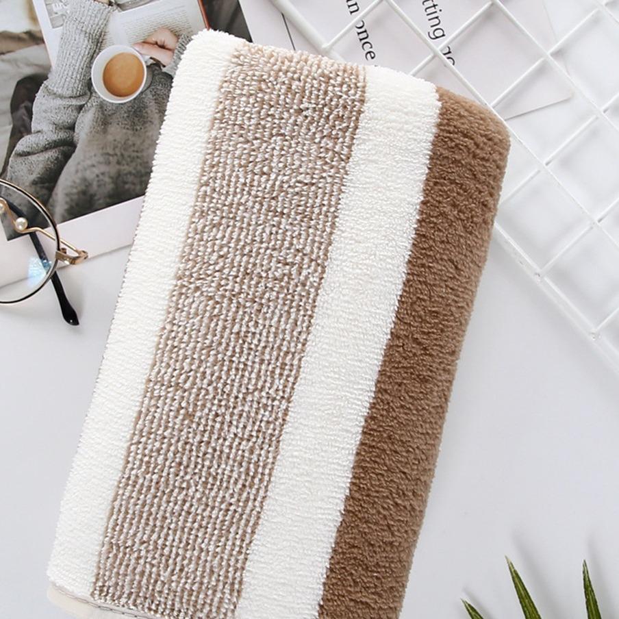 Thickened Quick-Dry Coral Fleece Towel: Absorbent, Soft Bath & Face Towel