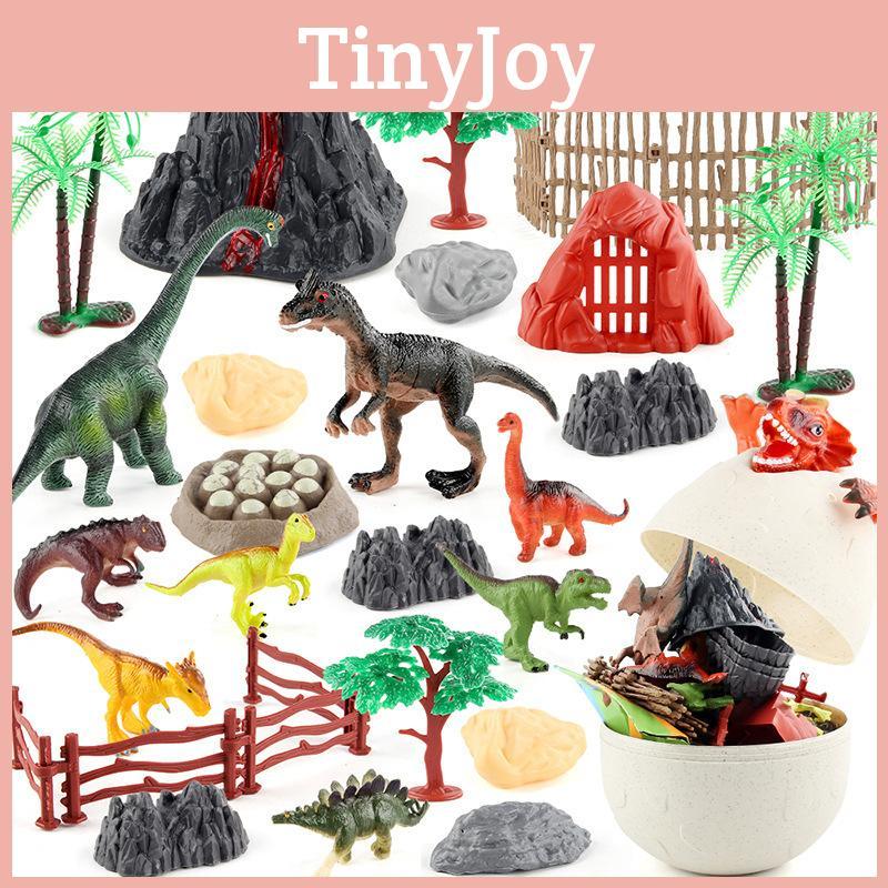 Educational Plastic Animal Model Set For Kids Featuring Realistic Dinosaur Eggs Ideal For Preschool Learning