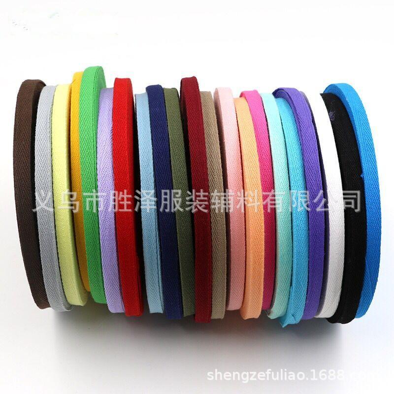 Supply 1Cm Herringbone Pattern Hemming Belt, Plain Weave Belt, Webbing Plain Weave Webbing Cotton Belt