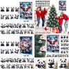 Christmas Panda Holiday Countdown Blind Box With 24 Acrylic Ornaments For Seasonal Decor