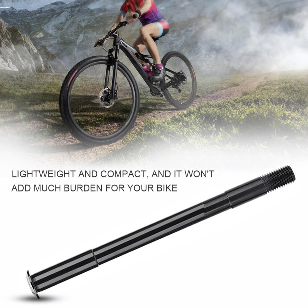 Bike Bicycle Front Hubs Tube Shaft Fork Thru Axle Lever Accessory