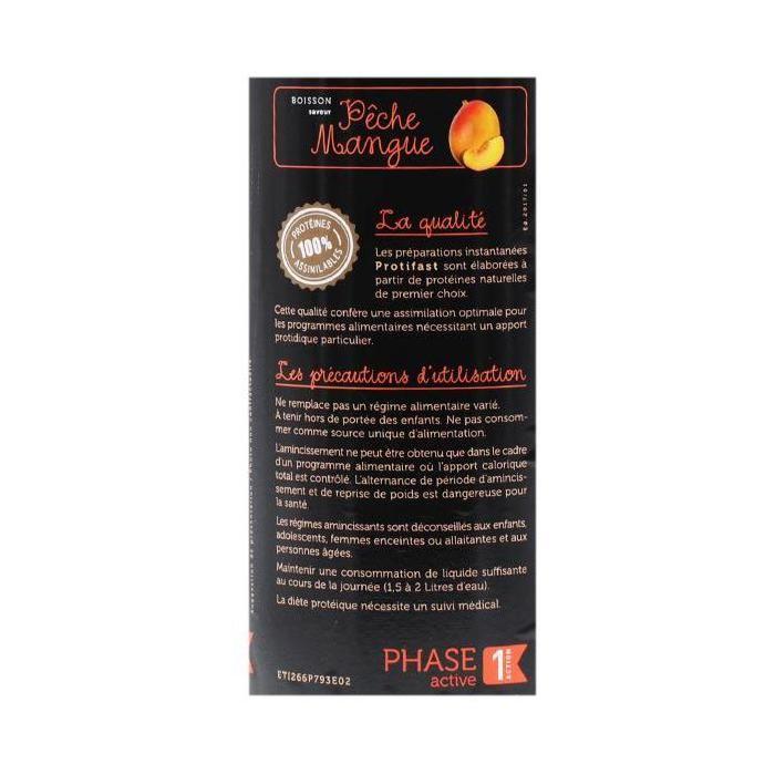 Protifast Boisson Hyperprotéinée Pêche Mangue Pot 500g