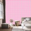 Pink Checkered Powder Pink Wallpaper for Living Room and Bedroom 50x1000