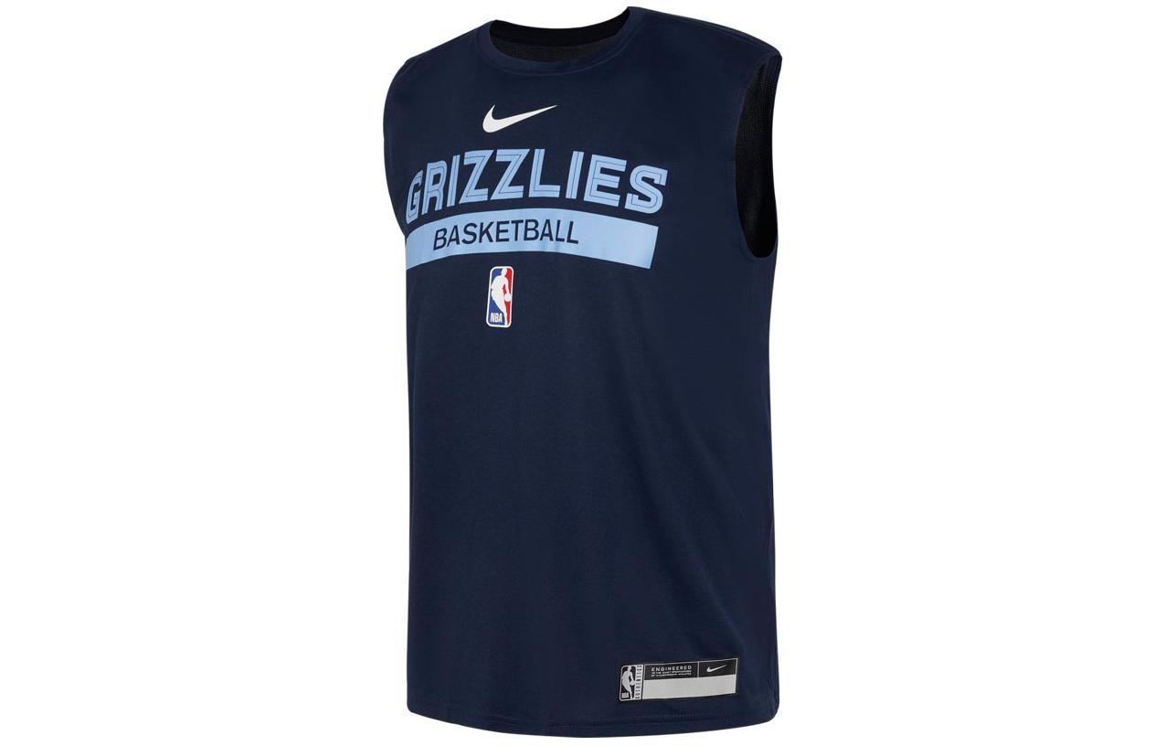 Nike T Shirts Men s Dark Blue Crew Neck Moderate Straight Fit FN5207-419 S