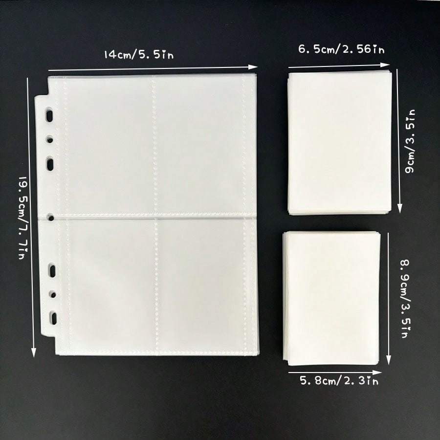 10pcs Matte Sleeves, 58x89mm, 65x90mm Postcards Bags, Super Slim Films Holder Back To School, Back To School, School Supplies