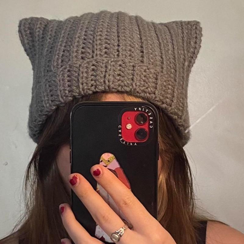 

Новая шапка из марли с большим животом, вязаная вручную шапка в стиле «родитель-ребенок», осенне-зимний теплый шарф, комплект из двух предметов 57-59cm adult