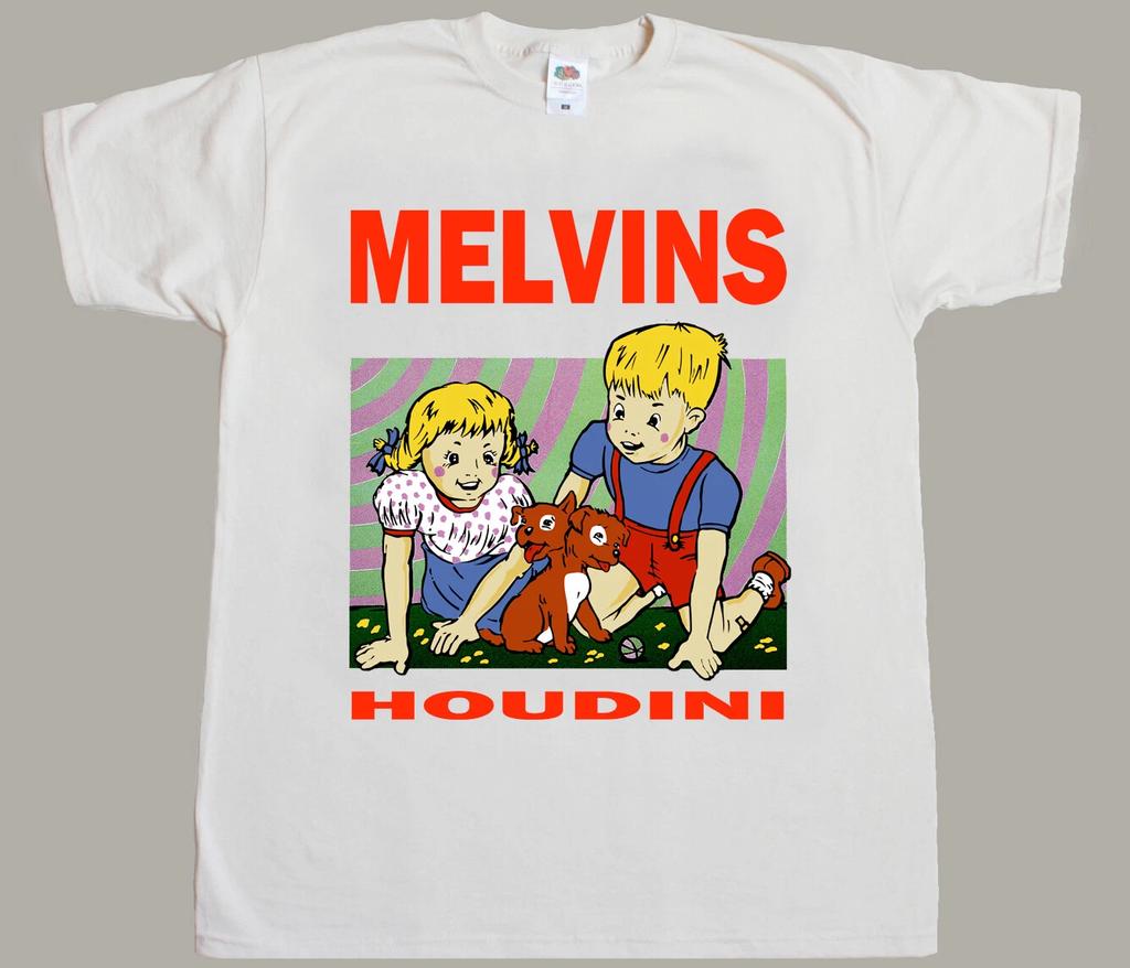 MELVINS HOUDINI Electroretard SLUDGE FANTOMAS NATURAL COLOR T-SHIRT