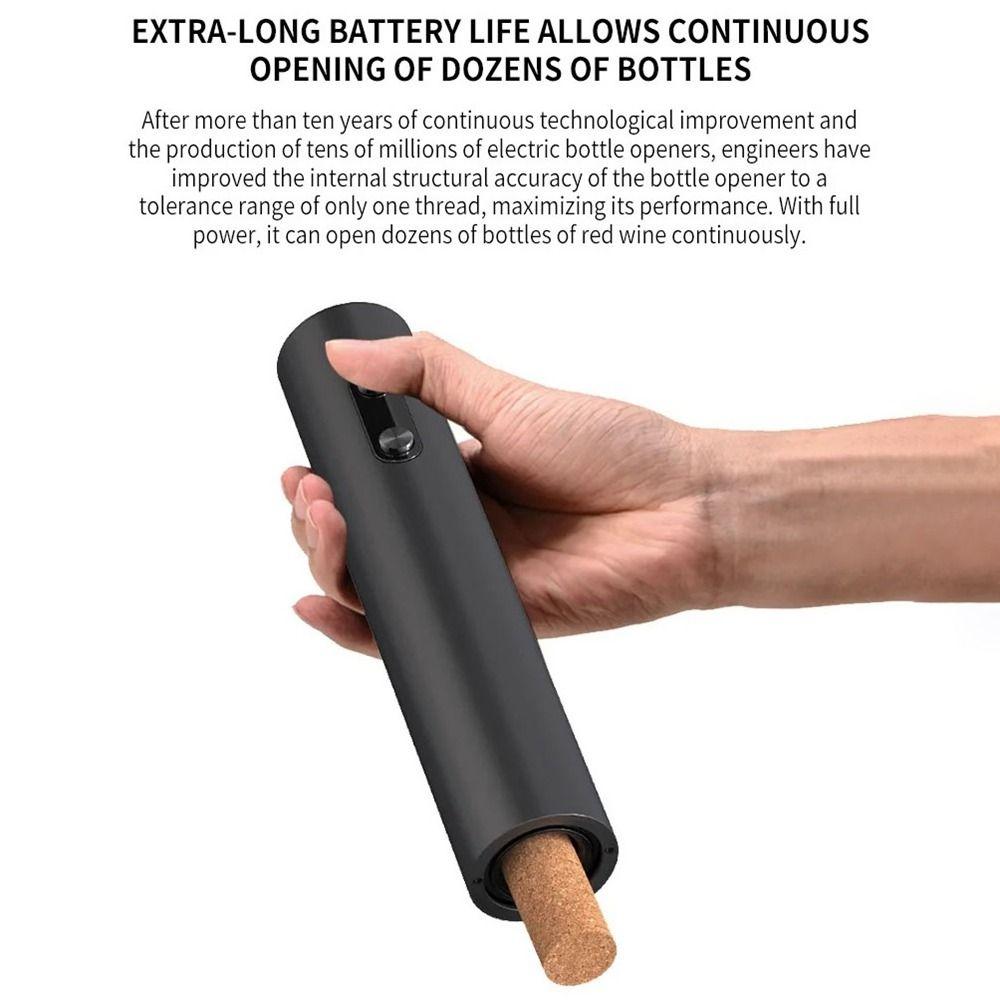 Battery Operated Electric Wine Bottles Opener Reusable Automatic Corkscrew  Kitchen