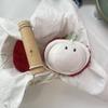 Lychee Plush Toy Keychain Cartoon Mini Lychee Soft Stuffed Doll Pendant Car Key Ring Backpack Bag Decor Kid Gift