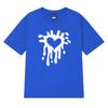 2025 New in Heart Print Japanese Simple short sleeve T-shirts Men Women Fashion Y2k Cotton T shirt Unisex Trend Oversized Tops