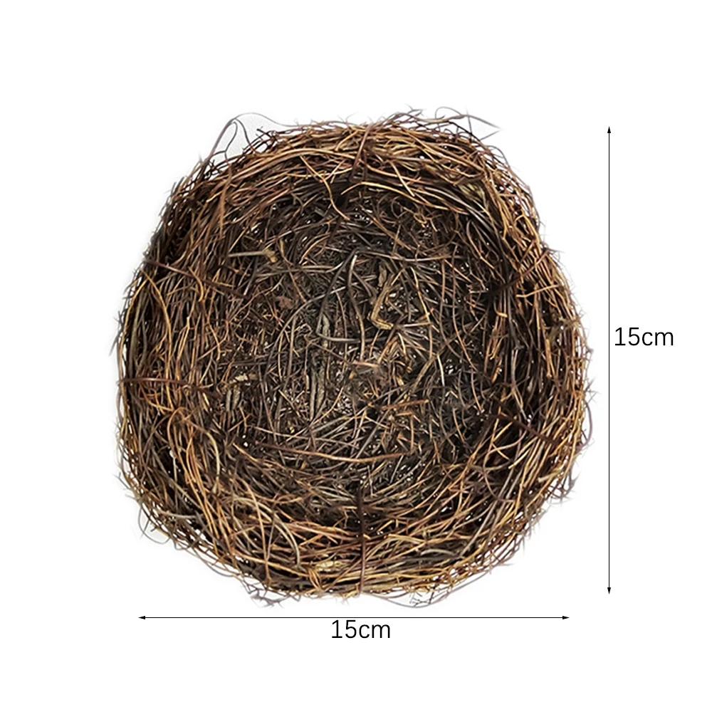 2025 Easter Nature Bird Nest Artificial Nest Handmade Easter Egg Nest Easter Decoration for Home Garden Decoration DIY Craft