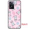 for Oppo A57 4G Black Case Cute Cartoon Soft Silicon shockproof Back Cover 6.56inch Full protection bumper PFTM20