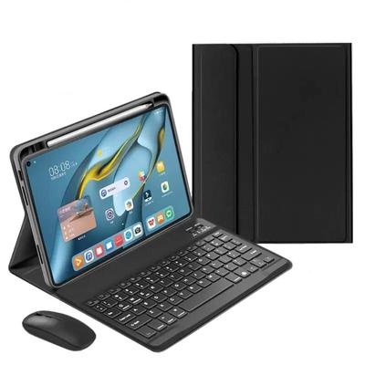 Tastaturhülle für 2025 iPad mit 2022 iPad Tastaturabdeckung mit oberem Stifthalter Magnetisch abnehmbar Beliebt für und Schwarz (A16) 11-Zoll-Maus, 10,9-Zoll