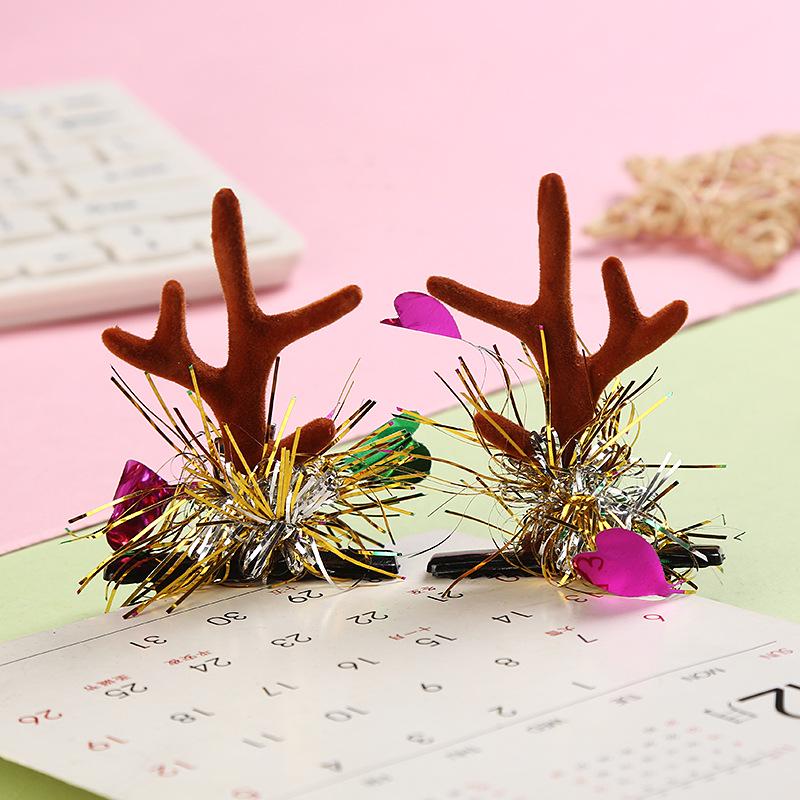 Christmas Reindeer Antler Headband - Festive Hair Accessory for Women & Children