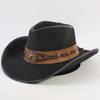 Popular European and American Western Cowboy Straw Hat Men's and Women's Fashion Shade Straw Hat Outdoor Western Cowboy Hat