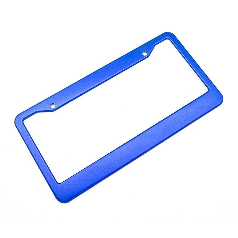 1Pcs Aluminum Alloy Multi-Color American-Style Car License Plate Frame - Uv Coated For Vehicle Modification