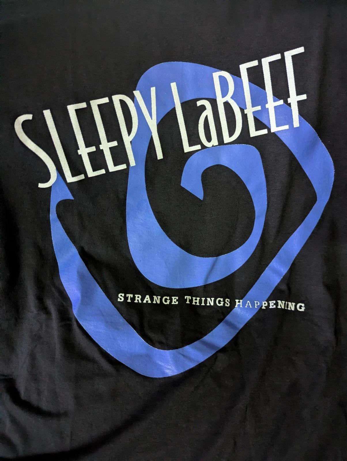 Sleepy LaBeef 2X T Shirt Strange Things Happening 1994 Original Rockabilly (E12) 4XL