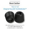 Comply 1 Pair with Tech Defender Guards Comfortable and TZ-100 (Standard) Earbuds, Large, (Noise Reduction, Fit, Anti-Slip Protection)