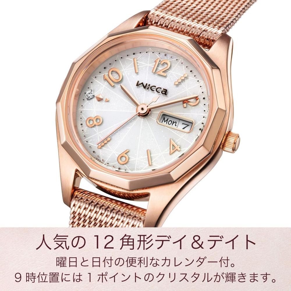 [citizen] Wicca Wicca Kh3 568 15 Women S Pink Gold Pink Gold Watch