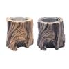 Tabletop Fire Pit Housewarming Gift Mini Fireplace for Patio Terrace Camping Brown