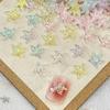 100Pcs New Cute Mini Mixed Color Starfish Resin Figurine Crafts Flatback Cabochon Ornament Jewelry Making Accessories A41