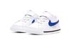 Nike Court Legacy Slip Resistant Abrasion Resistant Low Top Toddler Shoes White Blue Black Infant And Toddler DA5382-101