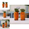 Carrot Soft Plush Doll With Cartoon Style Suitable For Backpack Decor And Giftgiving