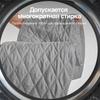 Protective Mattress Cover, Waterproof Quilted Mattress Cover, Cotton Padded Waterproof Thick Bed Sheet, White and Black Mattress Topper
