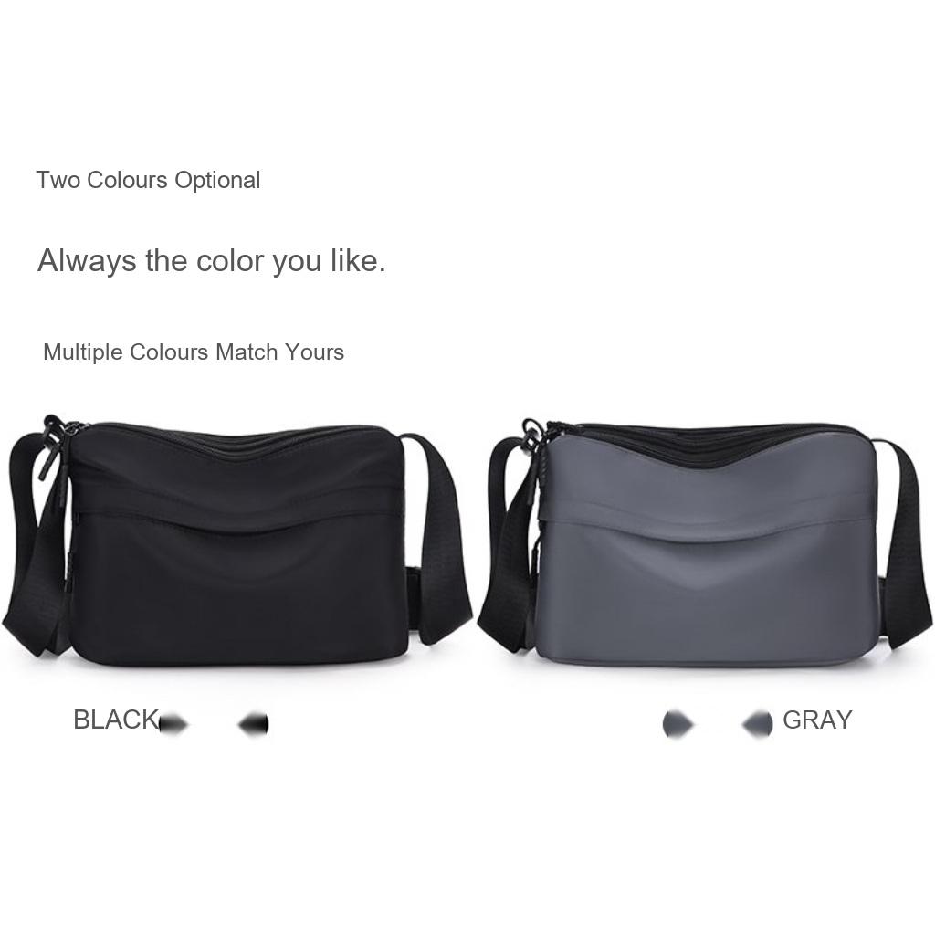 Shoulder Bag Unisex Nylon Multi Compartment Daily Commute