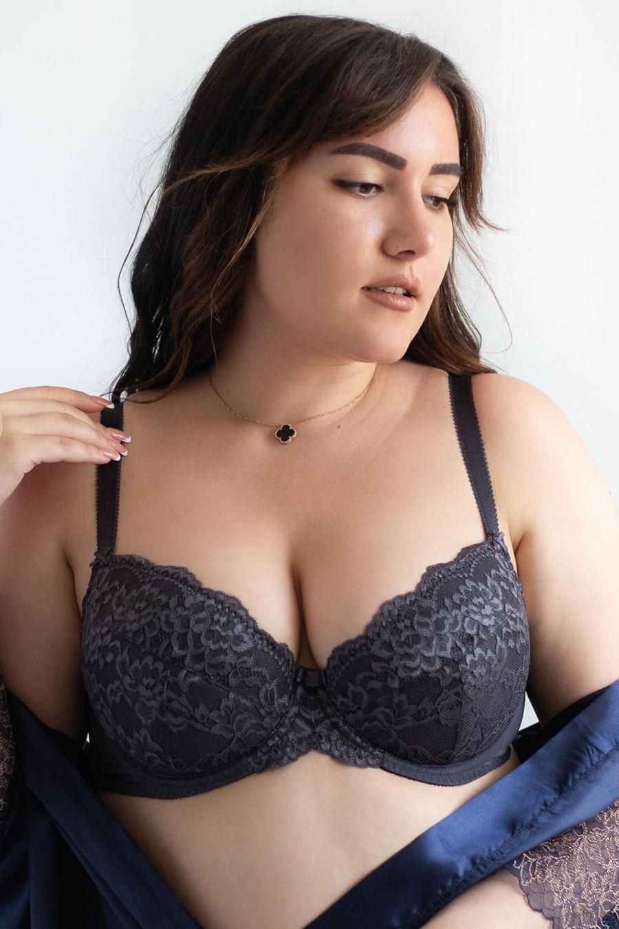 

Бюстгальтер push-up Lauma (96287) 75C сірий