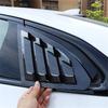 Side Window Louver Shutter Cover Carbon Fiber Abs For 16-20 Chevrolet Malibu Usa