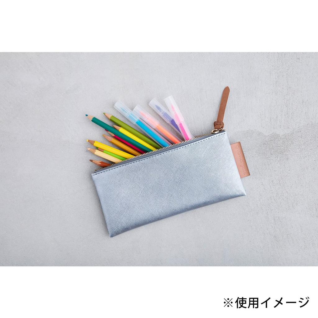 [maruman] Grand Jeté Pen Case, Pouch, GJB, Silver