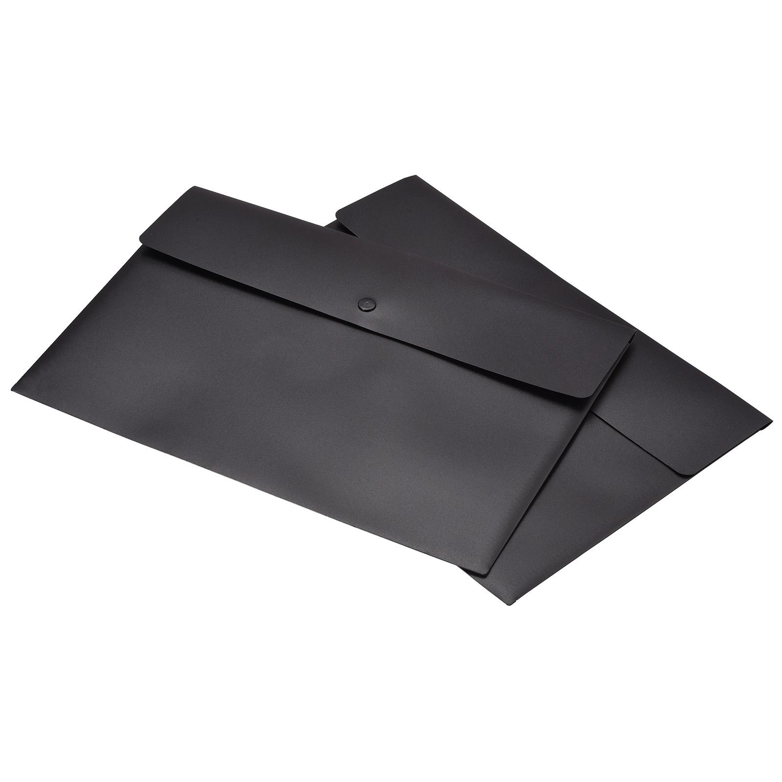 

5 шт. Портативные карманы для папок формата А4, конверт, органайзер для документов с кнопкой-защелкой, ПП, легкий, многофункциональный чехол для хранения