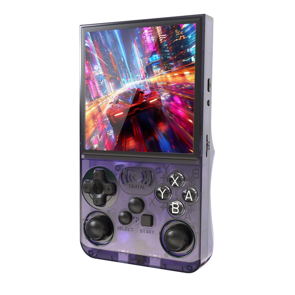 ANS13 Schermo IPS da 4,0 Pollici Console Portatile per Videogiochi Retrò 15000+ Giochi Integrati Linux Console Portatile da Tasca per il Gaming